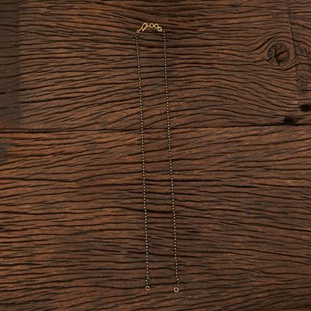 Cz Mangalsutra Chain With Gold Plating