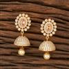 Cz South Indian Earring With Gold Plating