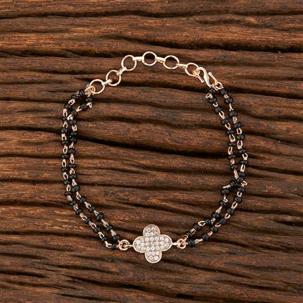 American Diamond Hand Mangalsutra Bracelet