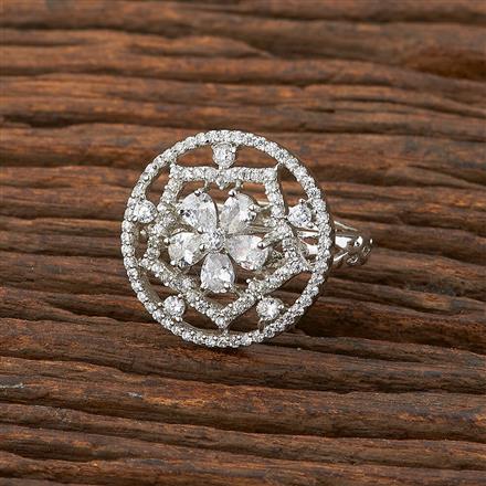 American Diamond Adjustable Ring