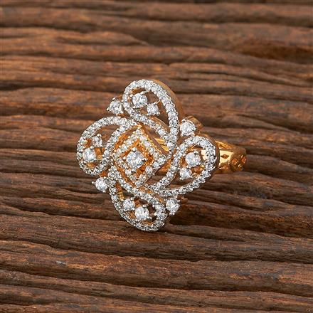 American Diamond Adjustable Ring