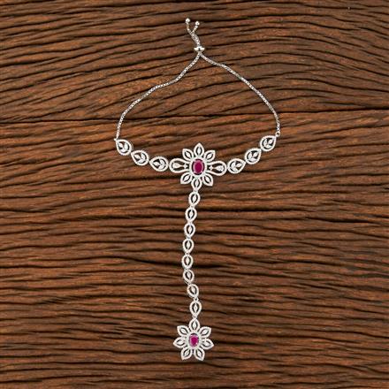 American Diamond Classic Hath Pan With Rhodium Plating