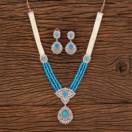 American Diamond Classic Mala Necklace With Rose Gold Plating