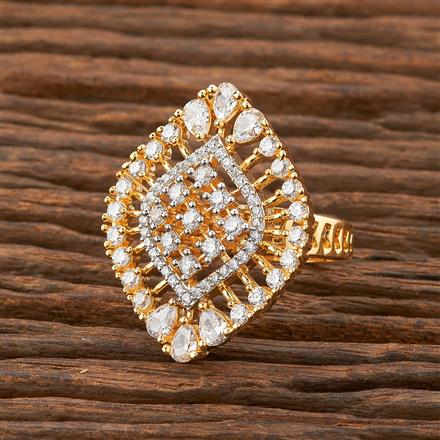 American Diamond Adjustable Ring