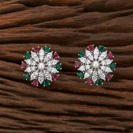 American Diamond Classic Tops With Rhodium Plating