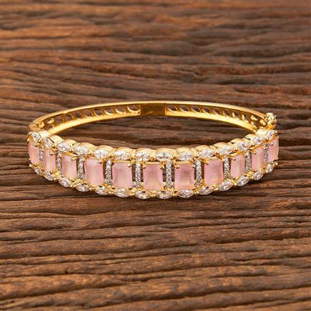 American Diamond Classic Kada With 2 Tone Plating