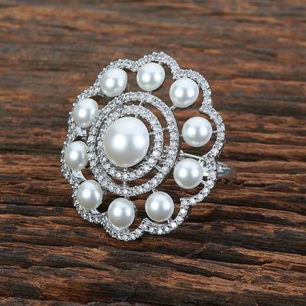 American Diamond Adjustable Ring