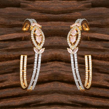 Cubic Zirconia Classic Bali With 2 Tone Plating