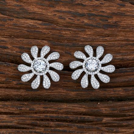 Cubic Zirconia Classic Tops With Rhodium Plating