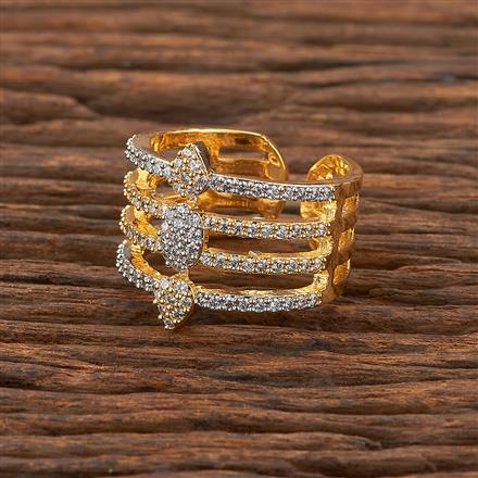 Cubic Zirconia Adjustable Ring