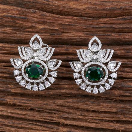 Cubic Zirconia Tops With Rhodium Plating