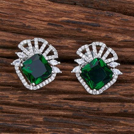 Cubic Zirconia Classic Tops With Rhodium Plating