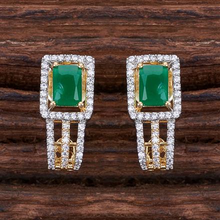 Cubic Zirconia Classic Bali With 2 Tone Plating