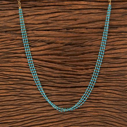 Cz 3 Line Necklace With Gold Plating