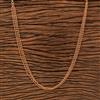 Cz 3 Line Necklace With Gold Plating