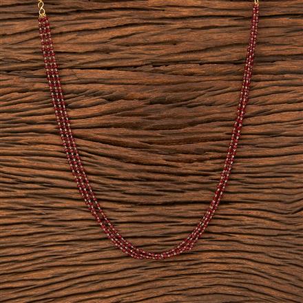 Cz 3 Line Necklace With Gold Plating