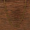 Cz 3 Line Necklace With Gold Plating