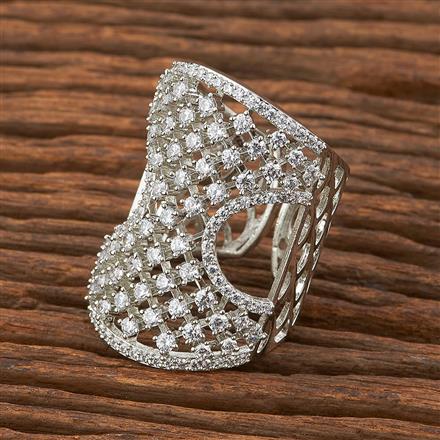 American Diamond Adjustable Ring
