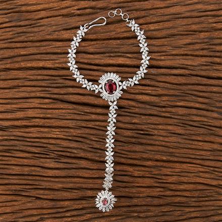 American Diamond Classic Hath Pan With Rhodium Plating