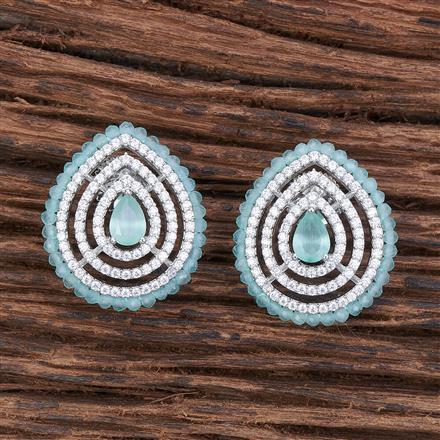 American Diamond Classic Tops With Rhodium Plating