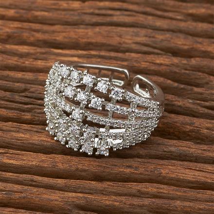 American Diamond Adjustable Ring