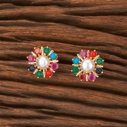 Cubic Zirconia Delicate Tops With Gold Plating