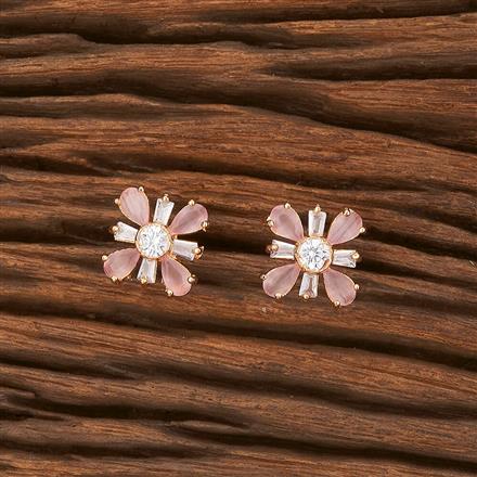 Cubic Zirconia Delicate Tops With Gold Plating