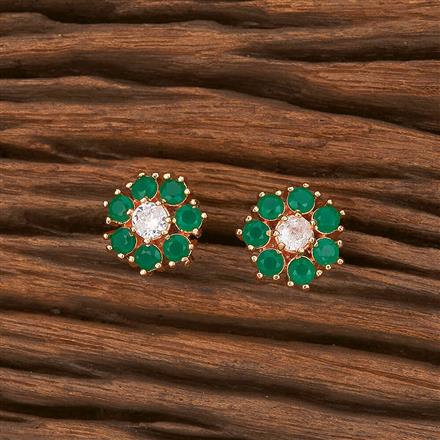 Cubic Zirconia Delicate Tops With Gold Plating