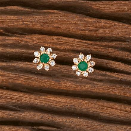 Cubic Zirconia Delicate Tops With Gold Plating