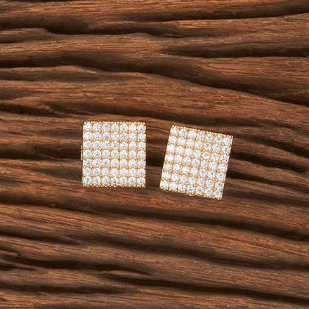 Cubic Zirconia Delicate Tops With Gold Plating