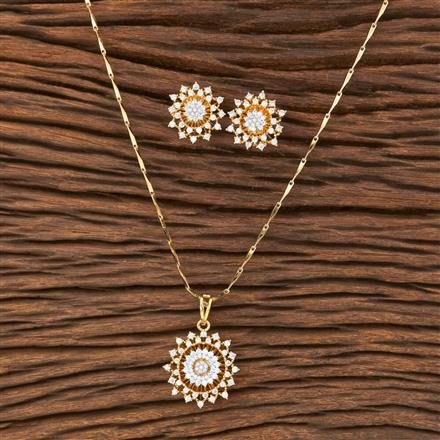 American Diamond Classic Pendant Set