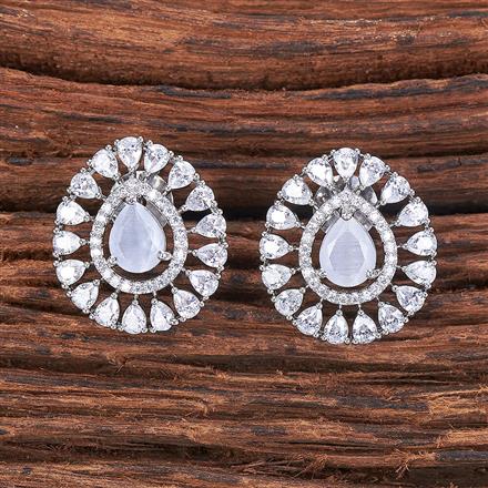 Cubic Zirconia Classic Tops With Rhodium Plating