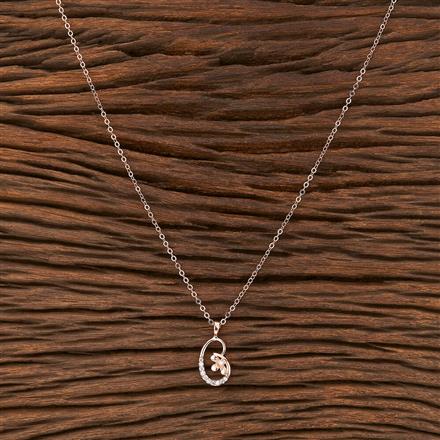 Cubic Zirconia Delicate Chain Pendant