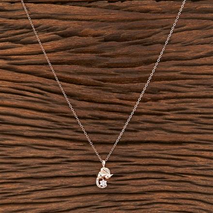 Cubic Zirconia Temple Chain Pendant