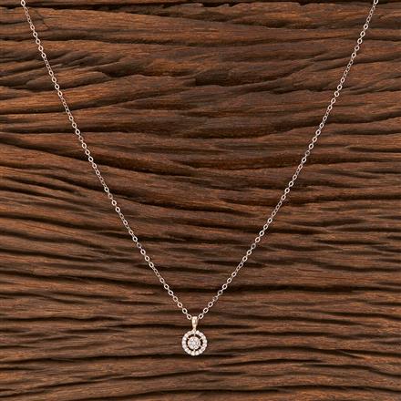 Cubic Zirconia Delicate Chain Pendant