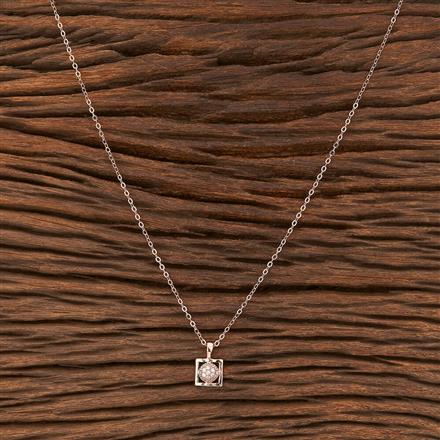 Cubic Zirconia Delicate Chain Pendant