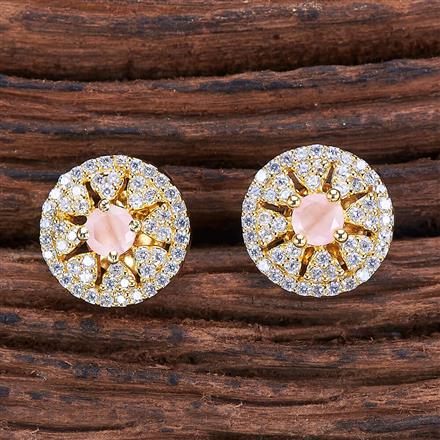 Cubic Zirconia Delicate Tops With Gold Plating