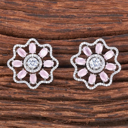 Cubic Zirconia Classic Tops With Rhodium Plating