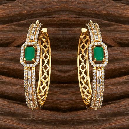 Cubic Zirconia Classic Bali With Gold Plating