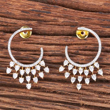 Cubic Zirconia Chand Earring