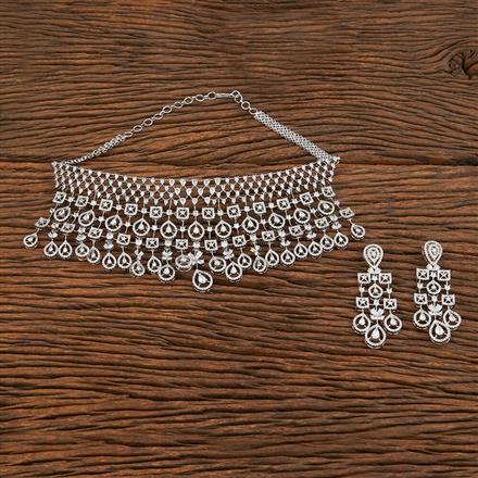 Cz Mukut With Rhodium Plating