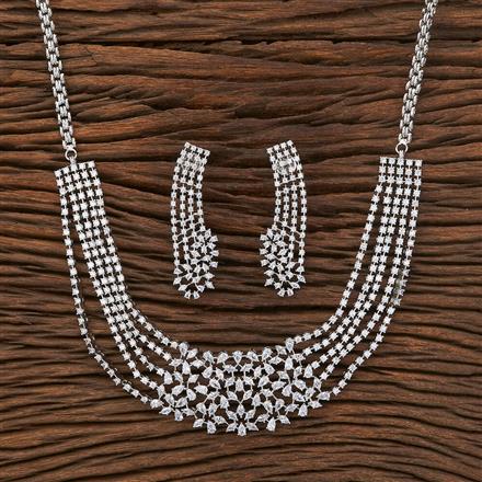 American Diamond 5 Line Necklace