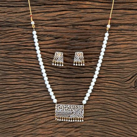 Cz Classic mala necklace With 2 Tone Plating