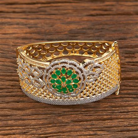 Cz Broad Kada With 2 Tone Plating