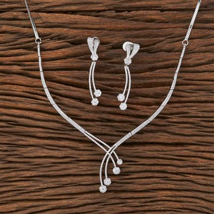 American Diamond Stiff Necklace