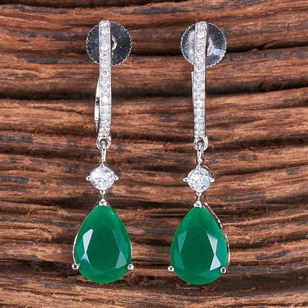 Cz Classic Bali With Rhodium Plating