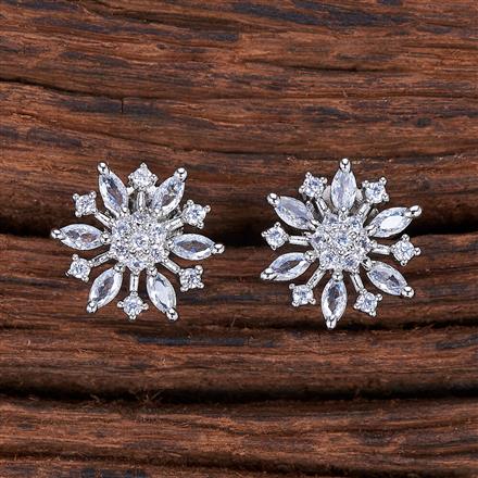 Cz Delicate Tops With Rhodium Plating
