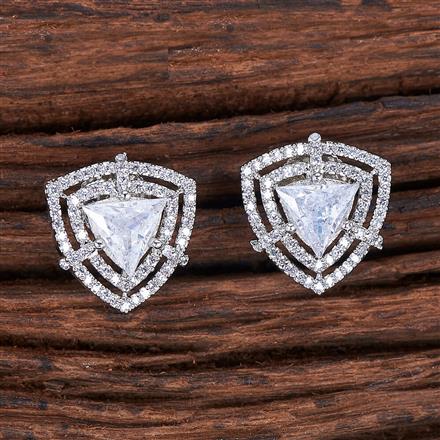 Cz Delicate Tops With Rhodium Plating