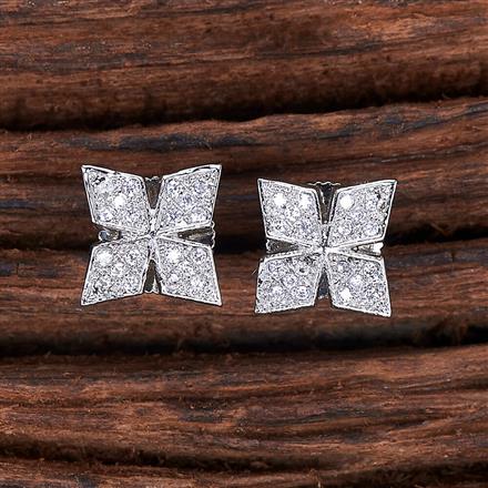 Cz Delicate Tops With Rhodium Plating