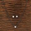 American Diamond Delicate Mangalsutra with Rhodium Plating
